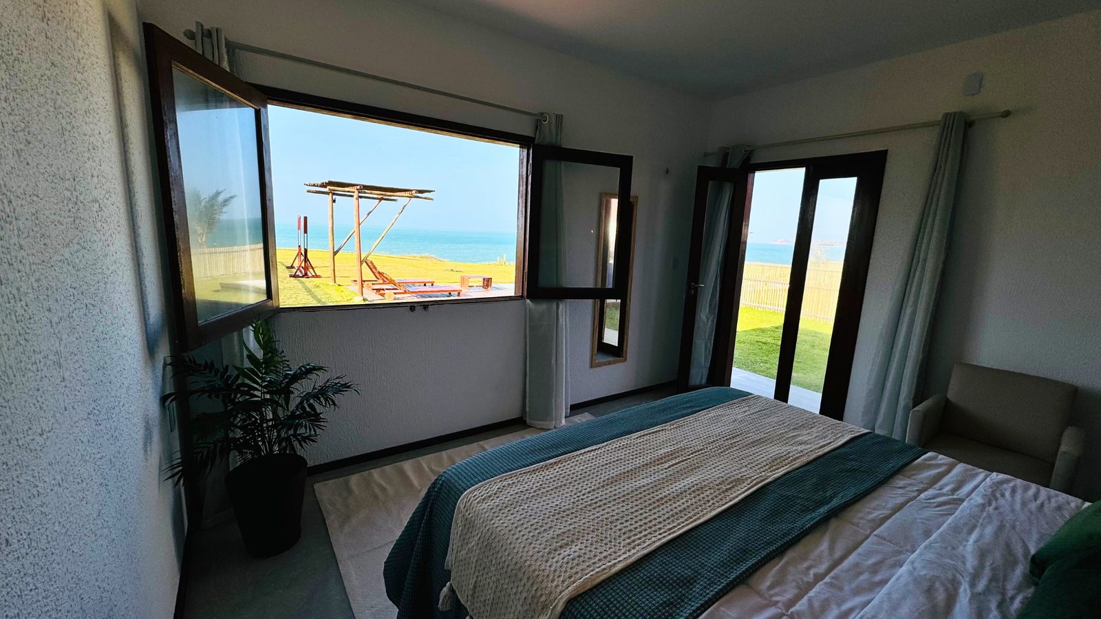Quarto com vista para o mar